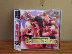 KM6669★PS K-1グランプリ'99 K-1 GRAND PRIX'99 ケース説明書帯付 起動確認済み 研磨・クリーニング済み プレイステーション