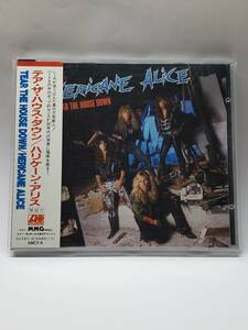 HERICANE ALICE/TEAR THE HOUSE DOWN/ハリケーン・アリス/テア・ザ・ハウス・ダウン/国内盤CD/帯・はがき付/1990年発表/1stアルバム/廃盤