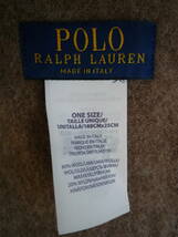 POLO RALPH LAURENラルフローレン リバーシブルマフラー　ブラウン　_画像3