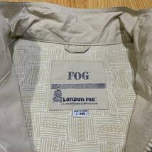 即決・輸入古着・LONDON FOGスタンドカラーのコットン系素材のブルゾン・L表記ですが３Lくらいのサイズ感です。_画像6