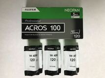 富士フイルム　ブローニ14本　期限切れ Velvia 100-120、Velvia 100-220、Velvia 100F-120、PROVIA 100F-120、Acros100-120 冷蔵庫保管_画像2