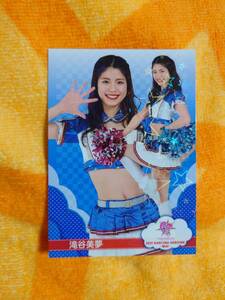 BBM　2021 チアリーダー舞 滝谷美夢 レギュラーカード 北海道日本ハムファイターズ DANCING HEROINE きつねダンス ホロパラレル