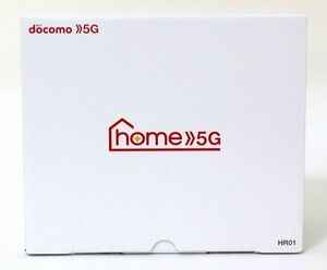 ☆ docomo SHARP ホームルーター home 5G HR01 ダークグレー 【未使用】 ☆②AHB08321　5G対応 Wi-Fi