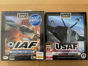 Jane's IAF, USAF 英語版 Electronic Arts Windows 95/98 合計2ゲームセット 1998, 1999年