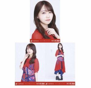 【11/15-20】乃木坂46 公式グッズ 生写真 3種コンプ　3枚　ヨリチュウヒキ　矢久保美緒　マシンガンレイン