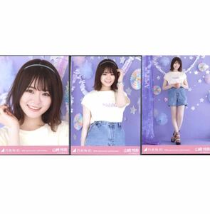 【11/9-16】乃木坂46 公式グッズ 生写真 3種コンプ　3枚　ヨリチュウヒキ　結成10周年記念 山崎怜奈 10th anniversary アニバーサリー