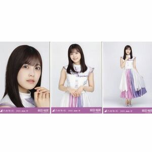 【11/8-17】乃木坂46 公式グッズ 生写真 3種コンプ　3枚　ヨリチュウヒキ　柴田柚菜　2022.June-IV 10th anniversary アニバーサリー