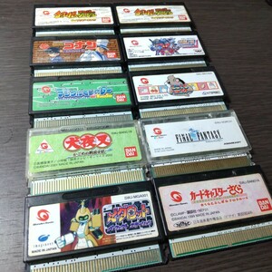 ワンダースワンカラー、ワンダースワン、ソフト10本セット WonderSwan