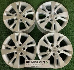 ★ホンダ HONDA ヴェゼル X ハイブリッドX 純正16インチ 16×7J +55 PCD114.3 5H ハブ:約64mm 4本Set アルミホイール 中古 ★送料無料