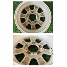 ★ジムニー BRIDGESTONE NR280 ブリヂストン 16インチ 16×5.5J +25 PCD139.7 5H ハブ:約108 4本Set 中古アルミ ★腐食劣化有 ★送料無料_画像8