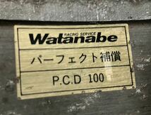 ★Watanabe ワタナベ RB RBF 8スポーク 当時物 希少 14インチ 100/5H ★14×6J +35 PCD100 5穴 ハブ:約67mm 4本Set 中古 ★送料無料_画像3