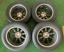 ★VRX2 205/60R16 2022年製 BRIDGESTONE スタッドレスアルミ付 GRASS 16×6J +50 114.3 5H 4本Set 中古★80系ノア/ヴォクシー ★送料無料_画像2