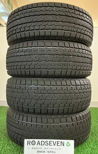 ★225/55R18 98Q 4本Set 2018年製 ヨコハマ YOKOHAMA ice GUARD G075 溝約8.5mm~9.5mm程度 バリ溝 スタッドレスタイヤ 中古 ★送料無料