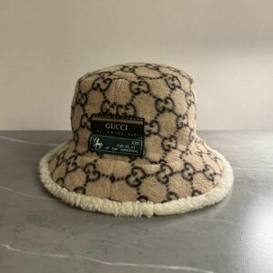 GUCCI/グッチ GG Wool Blend Bucket Hat/GGウール バケットハット/帽子 604194 4HI91