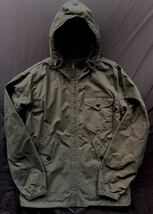 【傑作】極美品 RRL VENTILE HOODED JACKET ベンタイル フライト ワーク アウトドア 全天候 ウィンドブレーカー ジャケット S_画像2