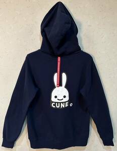 ＊キューン CUNE うさぎ スウェット プルオーバーパーカー M　　　　　　　　BJBC.AA