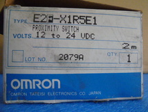 未使用長期保管品 OMRON E2F 樹脂ケースタイプ近接センサ E2F-X1R5E1 オムロン_画像2