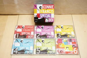 【E23E】CD CONNIE FRANCIS SPECIAL BOX ブックレット欠品 コニー フランシス 6枚組 スタンダードヒッツ カンツォーネ ラテン アルフィー