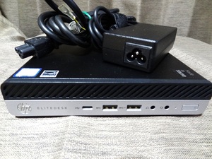  【送料無料】 HP 小型デスクトップパソコン EliteDesk 800 G4 DM 動作確認済 【中古品】