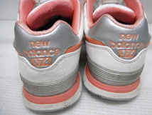 NEW BALANCE ニューバランス WGB574WC ダイヤル式スパイクゴルフシューズ ホワイト×ピンク 25.5cm 定形外郵便全国一律710円 J15-A_画像5