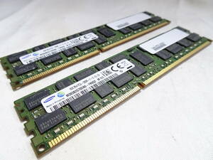 美品 SAMSUNG サーバー用 メモリー DDR3L-1600 PC3L-12800R 1枚16GB×2枚組 合計32GB 両面チップ Registered ECC 動作検証済