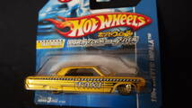 ホットウィール Hot Wheels '64 CHEVY インパラ ローライダーTAXI ショートカード_画像2
