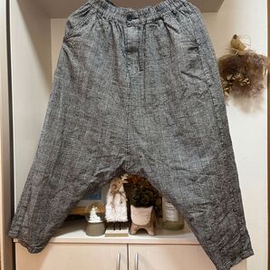 ソルベリー 麻混合サルエルパンツ数回しかはいてないです。