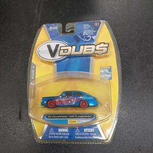 ◆Jada　Toys　ジャダトイズ ミニカー　V　DUB$　1/64 　65 VOLKSWAGEN　1600TL【ファーストバック】ブルメタ1　WAVE4