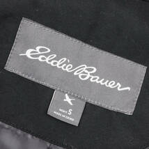 極暖『Eddie Bauer』中綿ステンカラーコート Sサイズ 黒 ナイロン WEATHER EDGE エディーバウアー メンズ 管理18_画像8