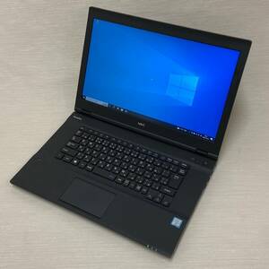 【美品】ノートPC NEC VersaPro Core i7-8650U/16GB/500GB HDD/DVDマルチ/無線LAN/15インチFHD/カードスロット/マウス他（管理番号35）