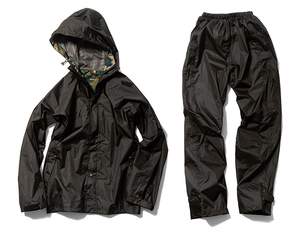 4L size Mac rainwear crossover rainsuit AS-8510 black 