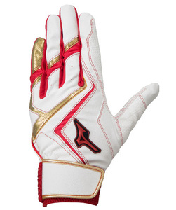 Mizuno [Gatting Gloves/Junior/обе руки] Wil Drive Red 1ejey24001 White x Red x Gold Jm Size