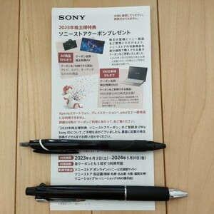 番号通知　発送可　ソニーストアクーポン　AV商品15%オフ 　VAIO本体5%オフ SONY　株主優待券