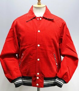The Groovin High (グルービンハイ) Vintage Style 50's Zebra Jacket / ゼブラジャケット 美品 レッド size XL / コーデュロイ
