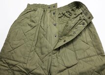 BuzzRickson's (バズリクソンズ) Type CWU-9/P TROUSERS / BUZZ RICKSON MFG. CO., INC. キルティングパンツ BR42338 美品 オリーブ sizeM_画像5