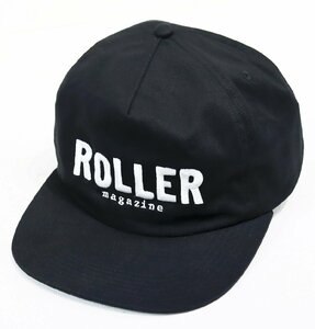 ROLLER MAGAZINE (ローラーマガジン) TWILL CAP / ツイルキャップ 美品 BLACK / リッパ―マガジン / ブラック