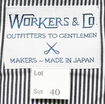 Workers K&T H MFG Co (ワーカーズ) Maple Leaf Jacket Flannel / メイプルリーフジャケット フランネル 未使用品 グレー size 40(L)_画像7