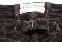 Freewheelers (フリーホイーラーズ) LONGSHOREMAN OVERALLS / ロングショアマンオーバーオール コーデュロイ #1332010 CHARCOAL BROWN w32_画像8