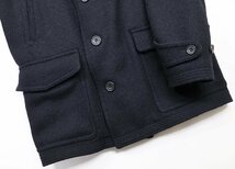 PHIGVEL MAKERS & Co. (フィグベル) Mackinaw Coat / ショールカラー マッキーノコート PMW-OT05 美品 ブラック size 36_画像6