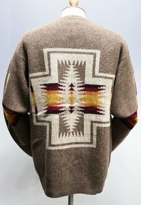 PENDLETON (ペンドルトン) CREWNECK PULLOVER / クルーネックプルオーバー Harding柄 #2575-0001 未使用品 ブラウン size L / セーター