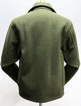 cushman (クッシュマン) Melton Hunting Jacket / メルトン ハンティングジャケット Lot 21136 極美品 オリーブ size M / ゲームポケット_画像3