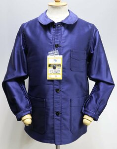 Le Sans Pareil (ルサンパレイユ) Cotton Moleskin Traditional Coverall / モールスキン カバーオール 未使用品 ブルー size 38