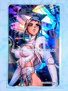  Ghost in the Shell 2 MANMACHINE INTERFACE.. regular .2001 NEW CENTURY tent gram telephone card cardboard have 