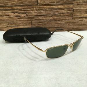 C112 ◎ Ray-ban レイバン RB8018 ORBS 001 56□18 サングラス アイウェア TITANIUM 金縁 グリーン系レンズ