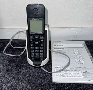 PIONEER パイオニア コードレス留守番電話機 TF-FD15S 留守電 電話機 家電