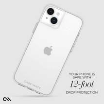 【Case-Mate】iPhone15 Plus ケース 〔抗菌 耐衝撃〕 シンプル 無地 クリア 透明 Tough Clear CM051524_画像3