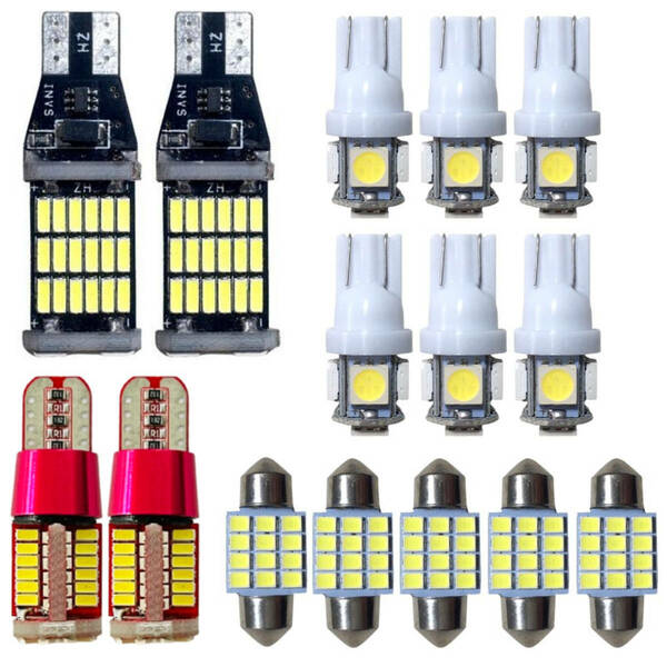 E52 エルグランドハイウェイスター 超豪華版 T10 LED ルームランプ ナンバー灯 バックランプ スモール 読書灯 日産 カー用品