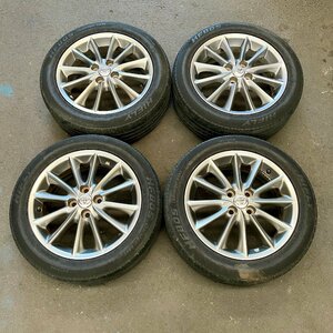 タイヤ付き純正ホイール4本セット　カローラフィールダー　ZRE142G　ガンメタ　16×6J　+45　100　4穴　195/55R16