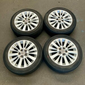 タイヤ付き純正ホイール4本セット　アルファード　ANH20W　シルバー　18×7 1/2J　+45　114.3　5穴　235/50R18