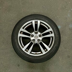 タイヤ付き純正ホイール1本　エルグランド　E52　アーバンクロム　18×7 1/2J　+55　114.3　5穴　225/55R18